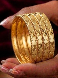 Gold Plated Bangles